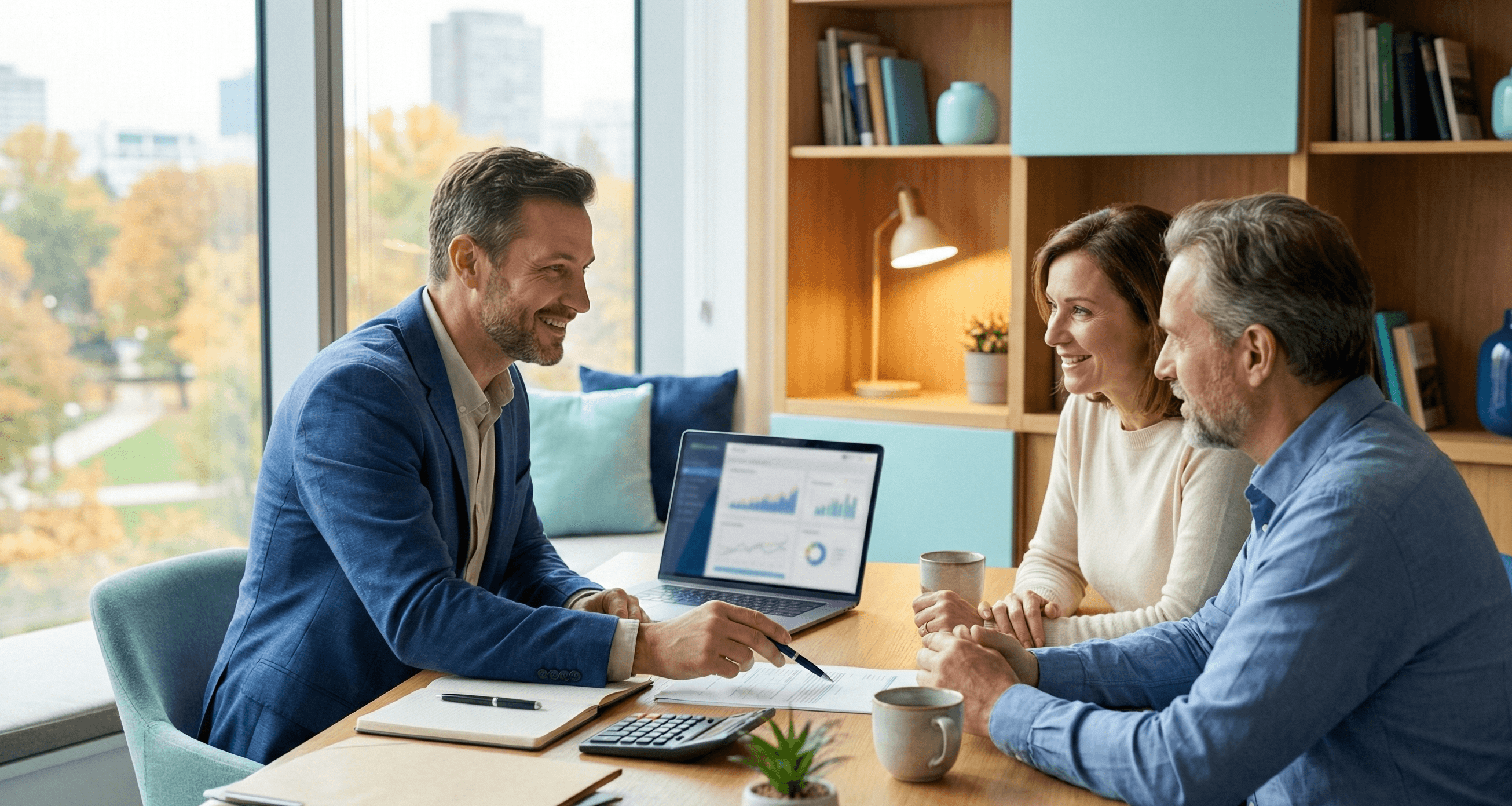 פגישת ייעוץ לתכנון פרישה מוקדמת